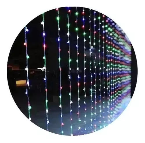 Cortina 800 Led 5x2 Multicolor